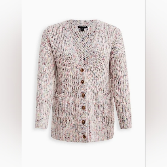 torrid Sweaters - Torrid oversized multicolor cardigan size 5
